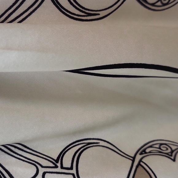 HALE BOB Black Cream Floral Boat Neck 3/4 Sleeve Mini Dress - Picture 12 of 12